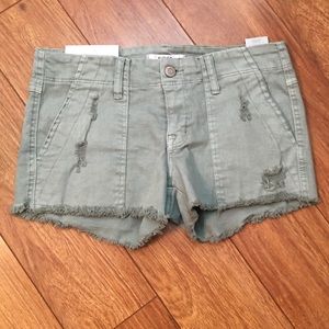 Klique B Olive Shorts